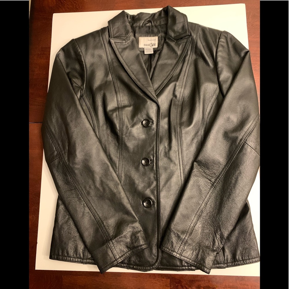 Women’s Leather Blazer